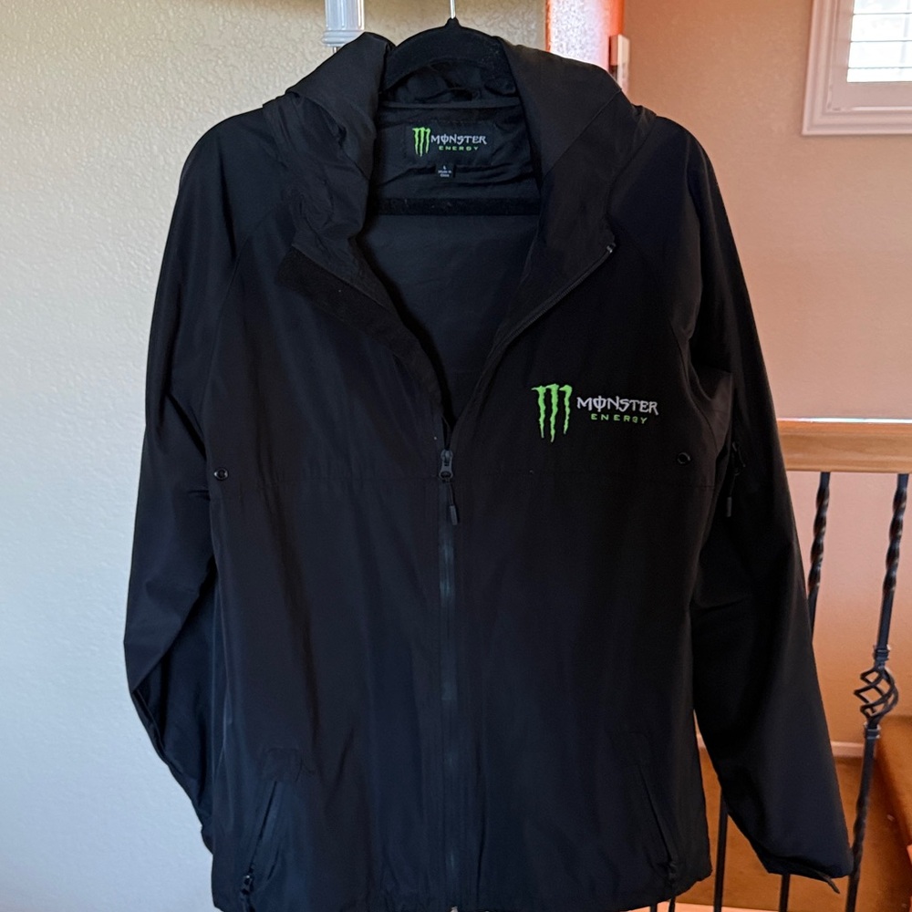 Black Men's Jacket Windbreaker
